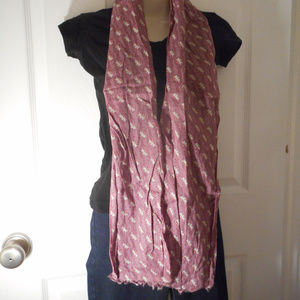 Vintage Lavender and grey scarf-perfect for hair